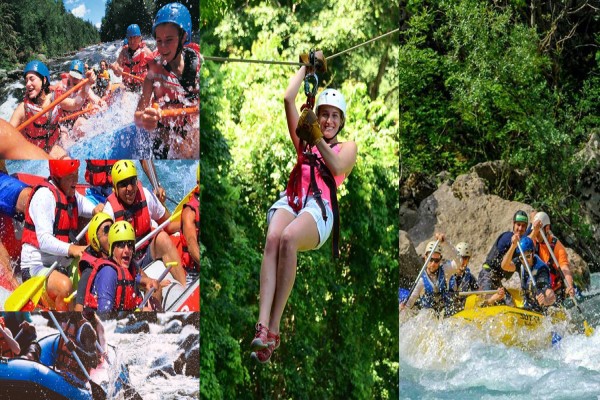 ANTALYA RAFTING & Quad SAFARI & ZIP LINE COMBO TOUR